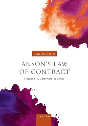 Anson's Law of Contract