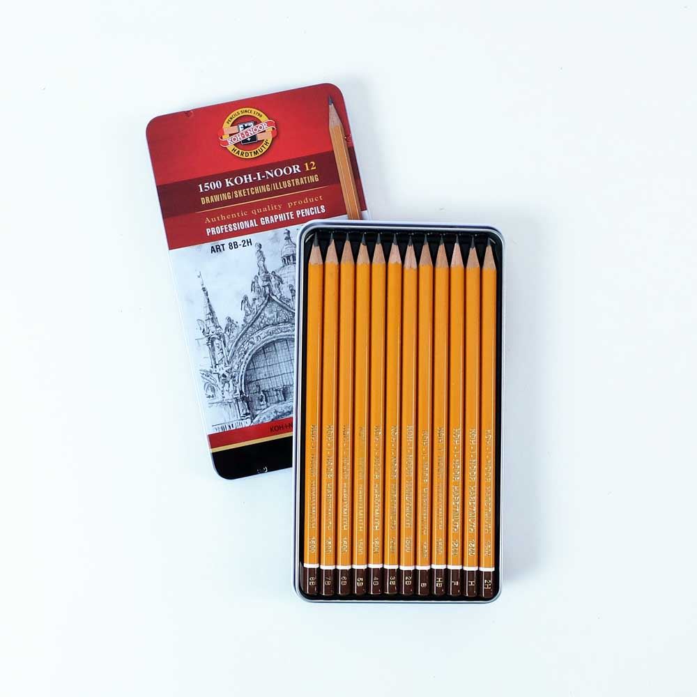 Artists Pencil Set x12, 8B-2H