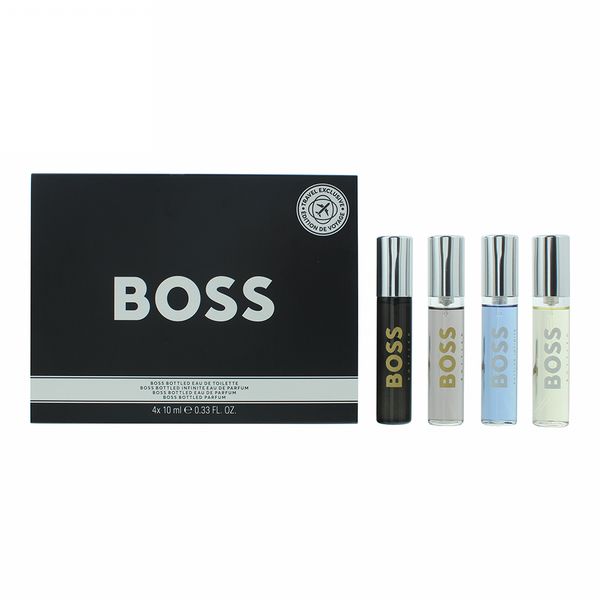 Hugo Boss Bottled 4 Piece Gift Set: Eau De Perfume 10Ml - Eau De Toilette 10Ml - Perfume 10Ml - Infinite Eau De Perfume 10Ml