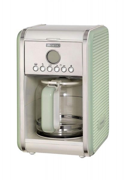 Ariete Vintage 12 Cup Drip Filter Coffee Maker Green